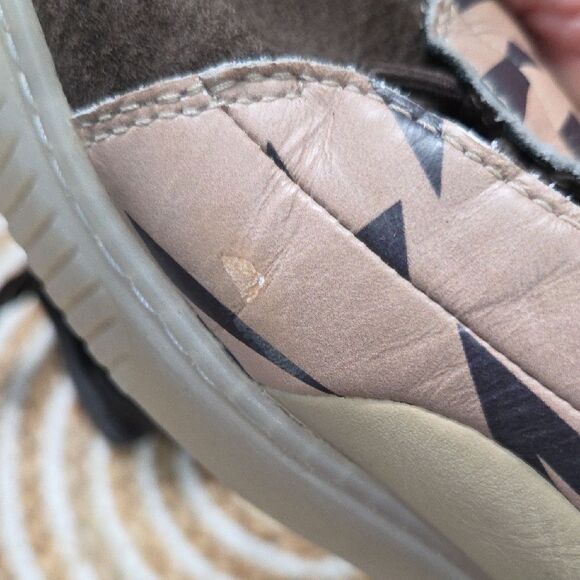 Puma X Natural Platform X Brown and Tan Patterned High-Tops, Size 7, Sample Pair - Picture 10 of 12